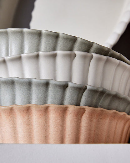 Lafayette Round Blush Stoneware Baker