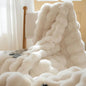 Lux Faux Fur Throw Blanket