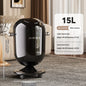 Waste Bins Swing Lid Trash Can Wheeled High Capacity Stylish Home Kitchen Living Room Bedroom Garbage Bin Trash Can Furniture