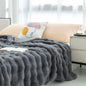 Lux Faux Fur Throw Blanket
