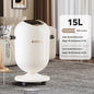 Waste Bins Swing Lid Trash Can Wheeled High Capacity Stylish Home Kitchen Living Room Bedroom Garbage Bin Trash Can Furniture