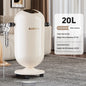 Waste Bins Swing Lid Trash Can Wheeled High Capacity Stylish Home Kitchen Living Room Bedroom Garbage Bin Trash Can Furniture