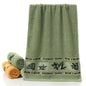 Set of 1/4/6 Bamboo Fiber Towels Sets Home Bath Towels Adults Face Towel Thick Absorbent Luxury Bathroom Towels Toalha De Praia