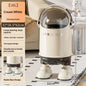 Touchless Sensor Trash Can Stainless Steel Premium Large Capacity Garbage Bin Kitchen Bathroom Bedroom Living Room Maison