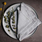 10pcs Large Napkins 41x41cm Rustic Cotton Gauze  Napkin Muslin Tea Towel Dinner Retro Cheesecloth Wedding Party Linen Decor