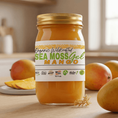 Sea Moss Gel - Mango Flavor 16oz