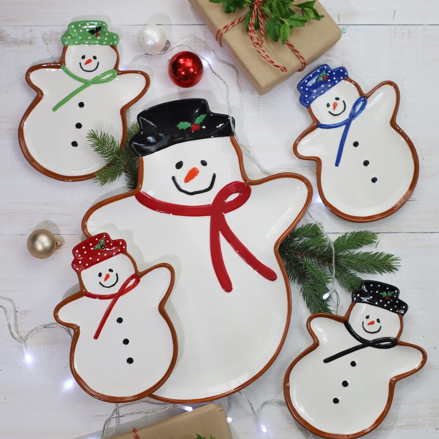 Winterfest Snowman 16'' Large Tray