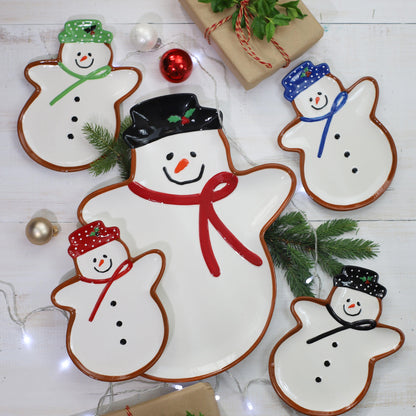 Winterfest Snowman 16'' Large Tray