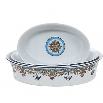 Zanzibar Oven to Table  Stoneware Oval Baking Dishes , Set of 3