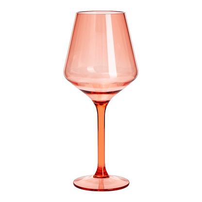 Saint Tropez Acrylic Stemmed Wine Glassware, Set of 2