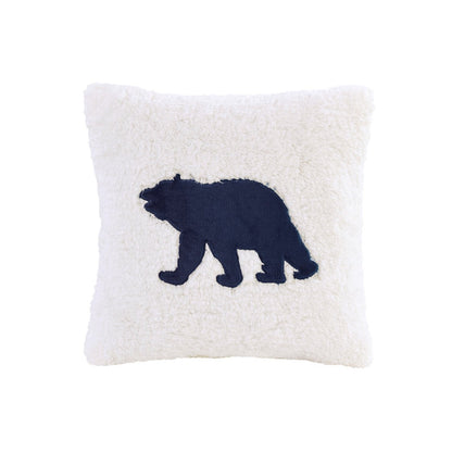 Full/Queen Plush to Sherpa Down Alternative Comforter Set
