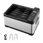 Sous Vide Cooker, 800W Sous-Vide Machine, Suveed Cooking Machine with LED Digital Display, Glass Lid, Precise Temperature & Timer Control, for Family & Friends, All-in-One Sous Vide Pot
