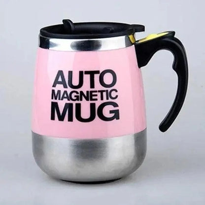 Black Smart Lazy Automatic Stainless Steel Self Stirring Magnetic Mug Creative Coffee Mixing Cup Automatic Self Mixing & Spinning Cup Cute Christmas Birthday Gift Idea For Men And Women