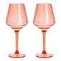 Saint Tropez Acrylic Stemmed Wine Glassware, Set of 2