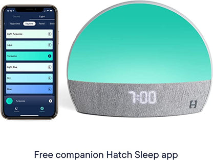 Hatch Restore Smart Sleep Clock with Night Light & White Noise