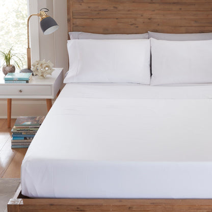 Sheet Set Luxurious Supima, Wrinkle Resistant, Breathable, With 2 Ghostgrip Band