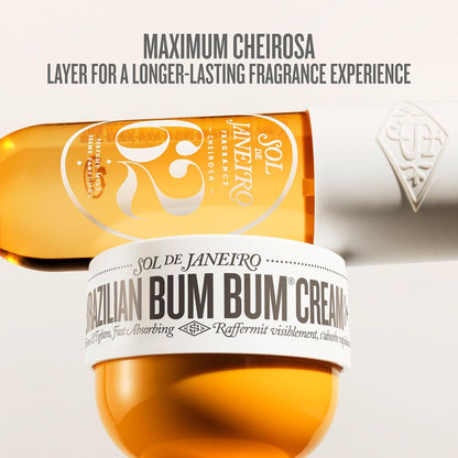 Sol De Janeiro Brazilian Bum Bum Cream Visibly Firming Body Cream in Iconic Cheirosa 62 Scent.