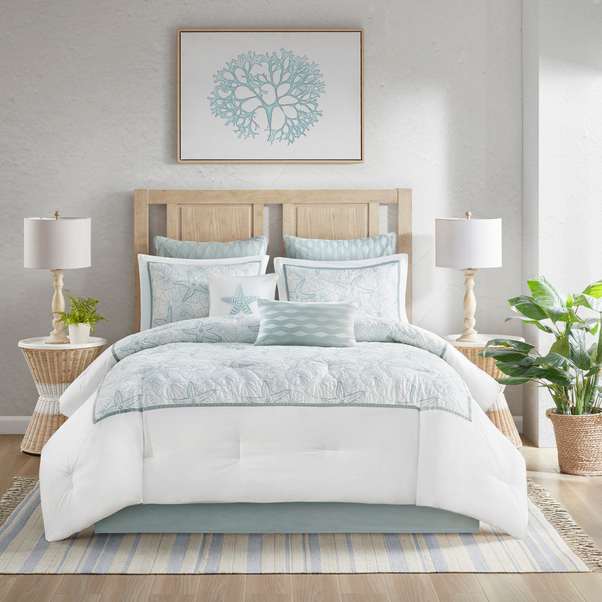 Comforter Set White King