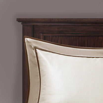 7 Piece Comforter Set - Taupe/Brown King