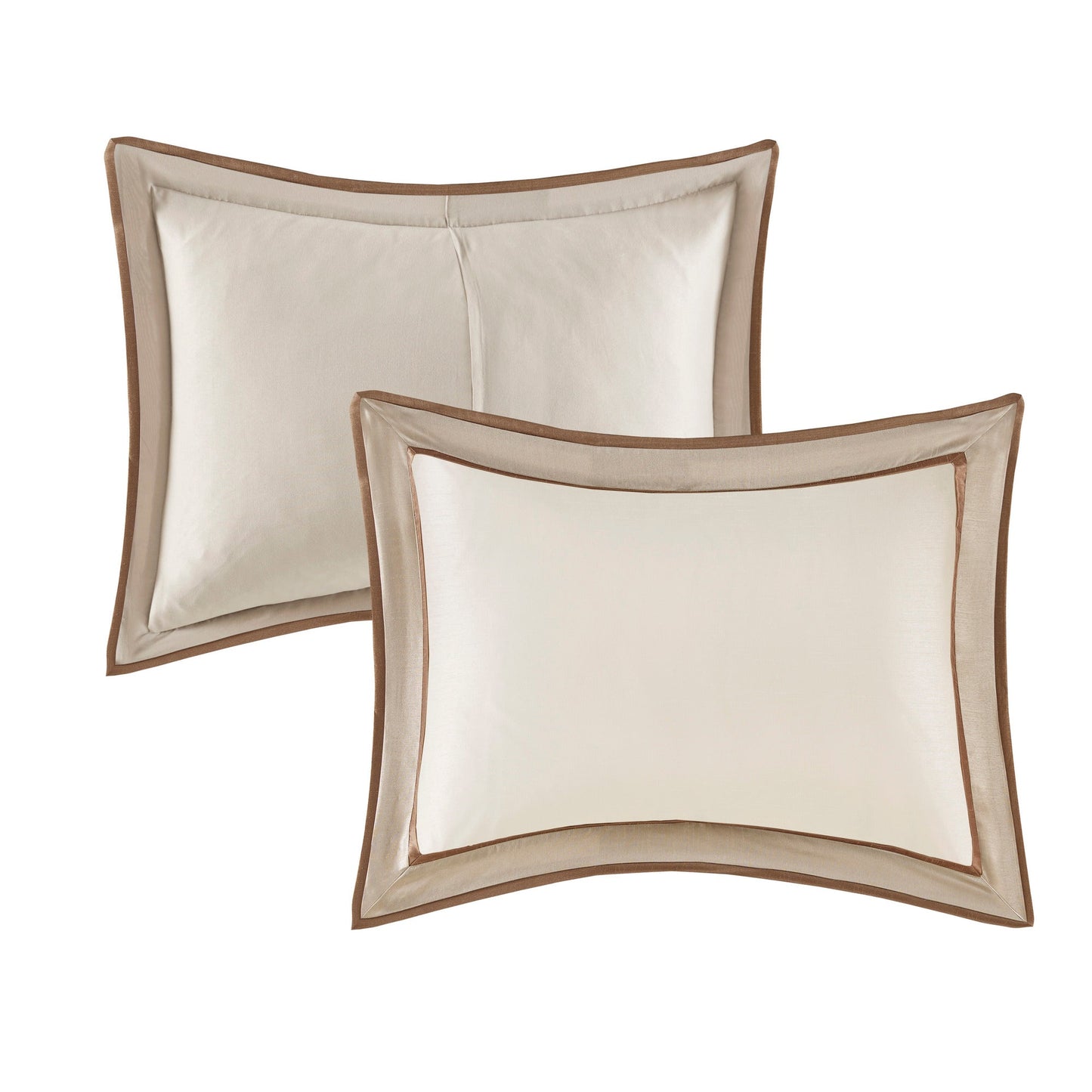 7 Piece Comforter Set - Taupe/Brown King