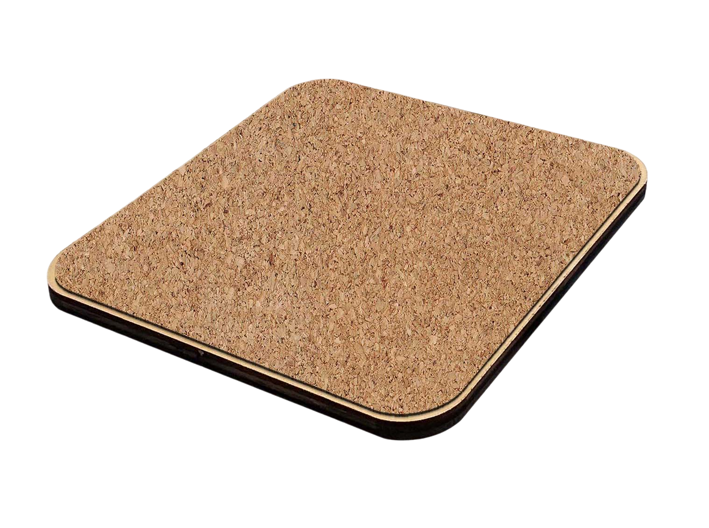 Beach Coastal Wooden Cork Coasters Gift Set of 4 by Nature Wonders - Coastal Sea-Life Decor - 95226C-S4