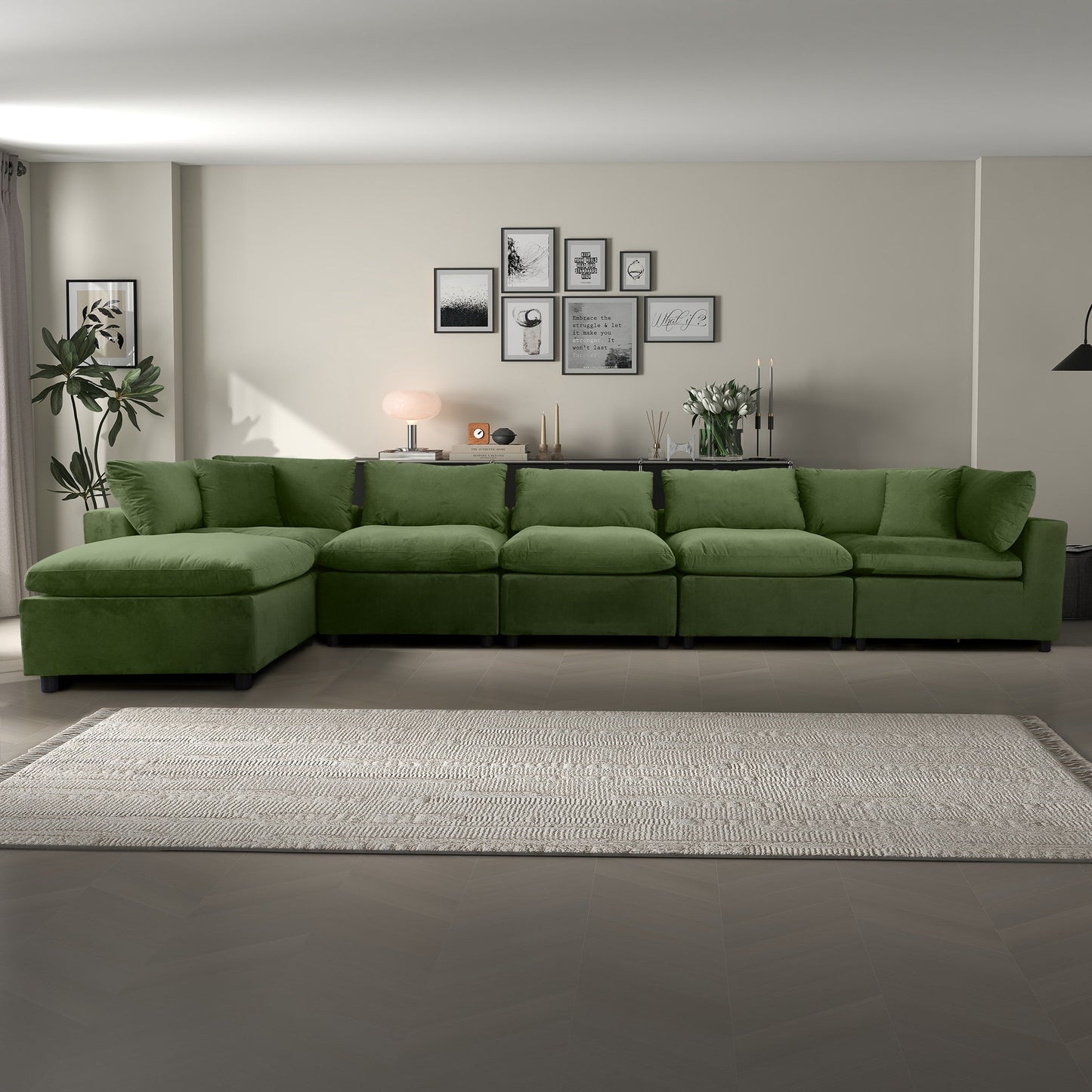 Hayward Olive Sectional