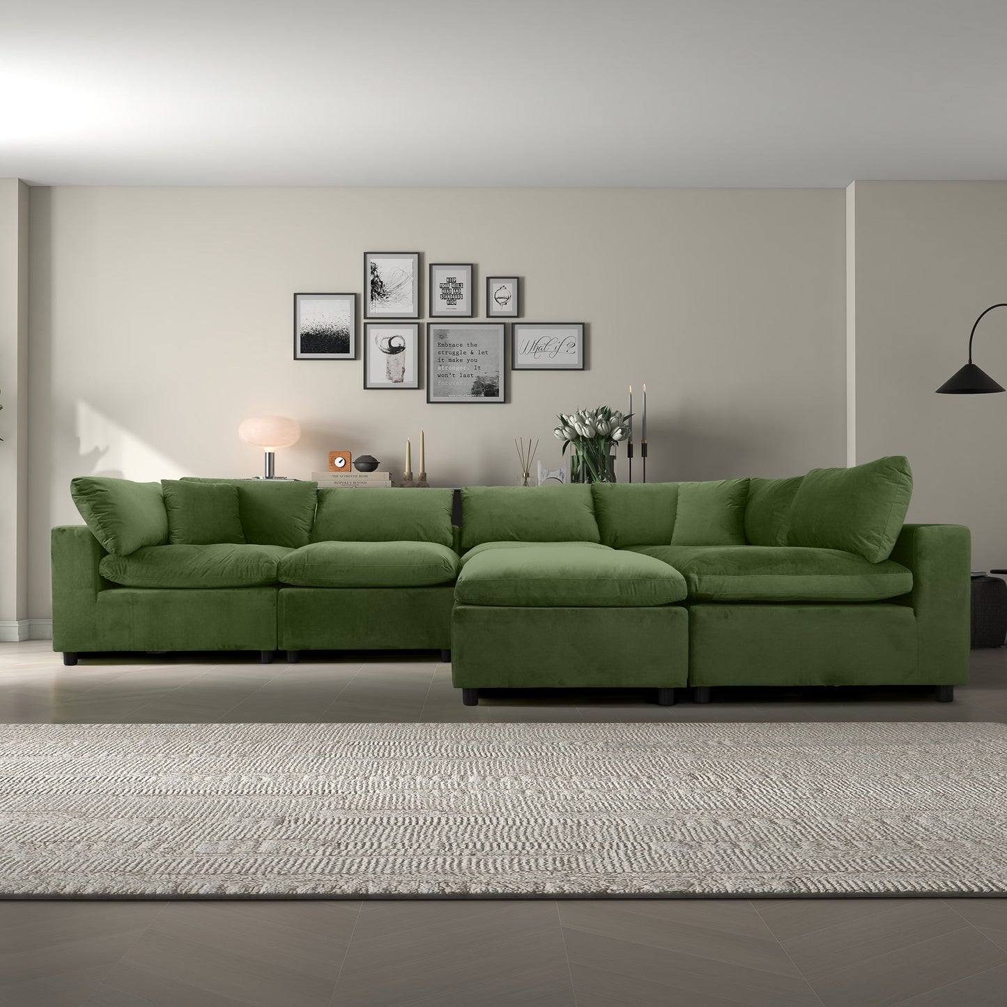 Hayward Olive Sectional
