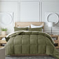 Kasentex Reversible All-Season Comforter Twin/Queen/King - Cozy Down Alternative Bedding