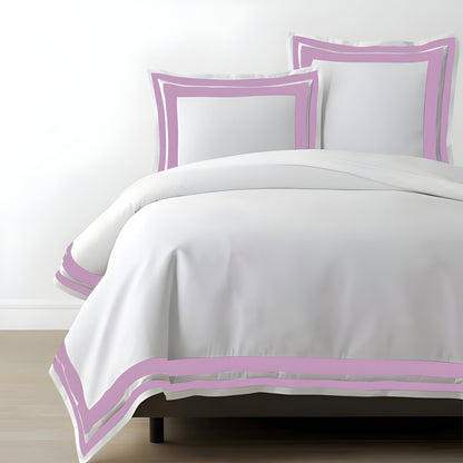 400TC Cotton Sateen Double Border Frame Duvet Cover Set