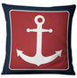 Navigation Navy Blue Nautical Shell Starfish Linen Pillow Cover Blue Anchor Navigation Anchor Sailboat Pillowcase Marine Cushion Cover Sofa Home Decorative Cushion Cover For Home