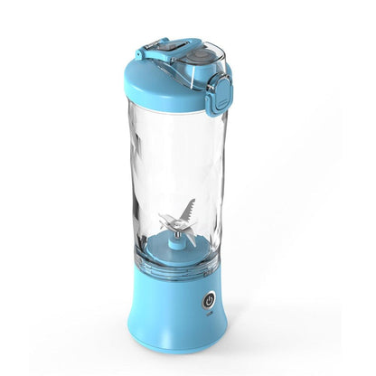 Portable Blender 600ml Electric Juicer Fruit Mixers 4000mah Usb Rechargeable Smoothie Mini Blender Personal Juicer Colorful Cup  Personal Size Blender Mini Fruit Mixer Milkshake Smoothie Maker With Usb Rechargeable Juicer