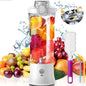 Portable Blender 600ml Electric Juicer Fruit Mixers 4000mah Usb Rechargeable Smoothie Mini Blender Personal Juicer Colorful Cup  Personal Size Blender Mini Fruit Mixer Milkshake Smoothie Maker With Usb Rechargeable Juicer