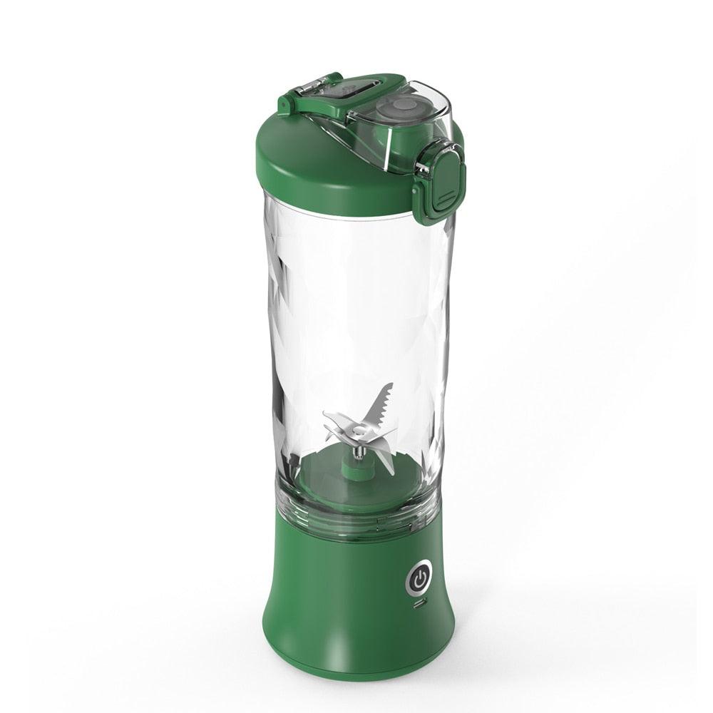 Portable Blender 600ml Electric Juicer Fruit Mixers 4000mah Usb Rechargeable Smoothie Mini Blender Personal Juicer Colorful Cup  Personal Size Blender Mini Fruit Mixer Milkshake Smoothie Maker With Usb Rechargeable Juicer