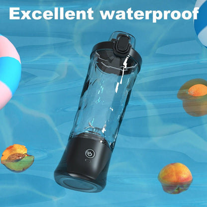 Portable Blender 600ml Electric Juicer Fruit Mixers 4000mah Usb Rechargeable Smoothie Mini Blender Personal Juicer Colorful Cup  Personal Size Blender Mini Fruit Mixer Milkshake Smoothie Maker With Usb Rechargeable Juicer