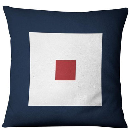 Navigation Navy Blue Nautical Shell Starfish Linen Pillow Cover Blue Anchor Navigation Anchor Sailboat Pillowcase Marine Cushion Cover Sofa Home Decorative Cushion Cover For Home