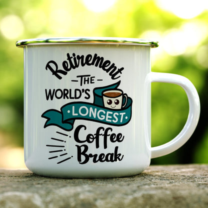 Retirement The World's Longest Coffee Break Camp Mug