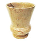 Sahara Beige Marble Wastebasket of Mediterranean Collection