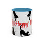 Silhouette Cat Lovers Accent Mug