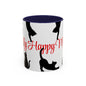 Silhouette Cat Lovers Accent Mug
