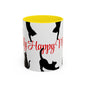 Silhouette Cat Lovers Accent Mug