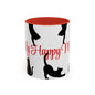 Silhouette Cat Lovers Accent Mug