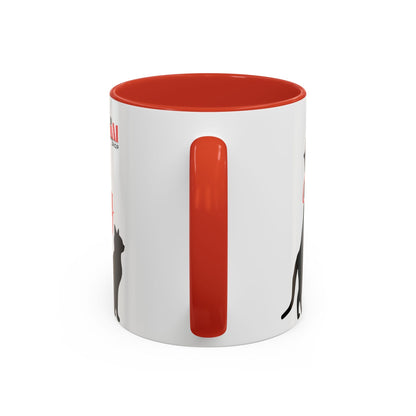 Silhouette Cat Lovers Accent Mug