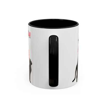 Silhouette Cat Lovers Accent Mug
