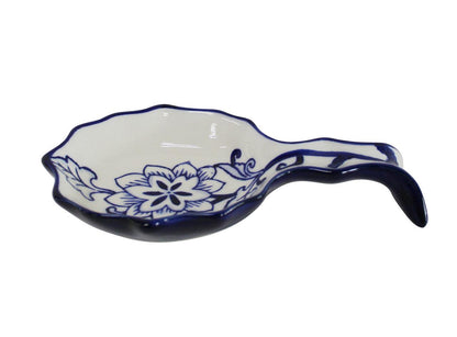 Blue Garden Butter Dish and Spoon Rest