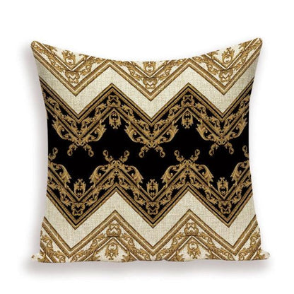 Vintage Luxury Throw Pillow Cover Lion Flower Cushion Cover For Home Decor Sofa Bed Geometric Pillows Cases Throw Pillow Covers Lion Head Flower Cotton Linen Square Home Decorative Throw Pillow Case Cushion Covers 45x45cm