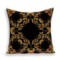 Vintage Luxury Throw Pillow Cover Lion Flower Cushion Cover For Home Decor Sofa Bed Geometric Pillows Cases Throw Pillow Covers Lion Head Flower Cotton Linen Square Home Decorative Throw Pillow Case Cushion Covers 45x45cm