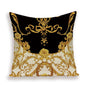 Vintage Luxury Throw Pillow Cover Lion Flower Cushion Cover For Home Decor Sofa Bed Geometric Pillows Cases Throw Pillow Covers Lion Head Flower Cotton Linen Square Home Decorative Throw Pillow Case Cushion Covers 45x45cm