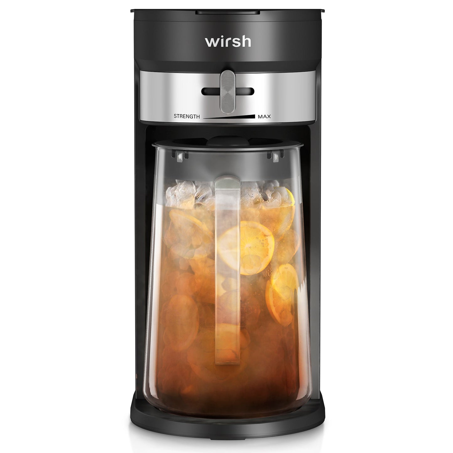 Wirsh Iced Coffee Maker,  Iced Tea Maker with 85 Ounce Pitcher,Strength Control and Reusable Filter