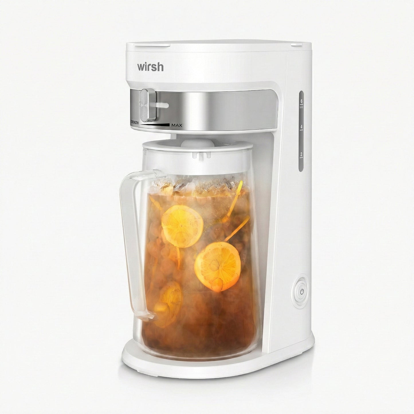 Wirsh Iced Coffee Maker,  Iced Tea Maker with 85 Ounce Pitcher,Strength Control and Reusable Filter